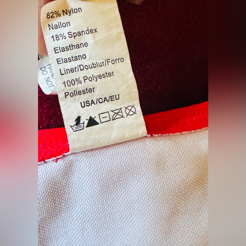 Red And White Stripe Mesh Bikini - image 5